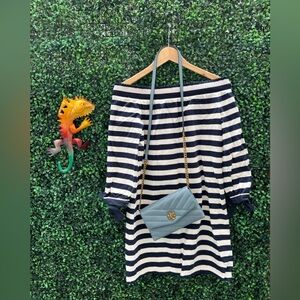 Channel your inner flirt with this adorable JCREW off-the-shoulder dress!